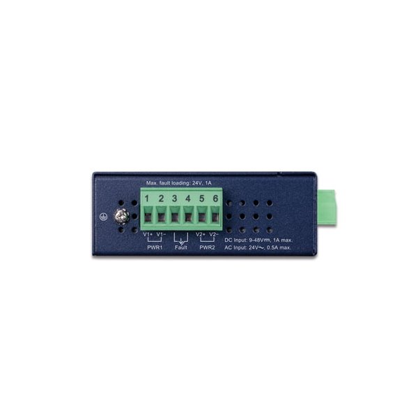 Planet průmyslový konvertor RS-232/422/485 na IP, 1x COM, 1x 100Base-FX SC SM 30km, 9-48VDC, 24VAC, -40~+75°C, IP30