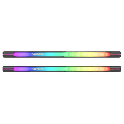 PATRIOT Viper Steel RGB 64GB DDR4 3600MHz / DIMM / CL19 / 1,35V / KIT 2x 32GB