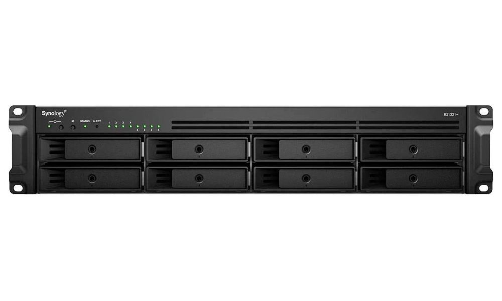 Synology RS1221+   2U, 8x SATA,4GB DDR4, 2x USB 3.0, 4x Gb LAN, 1x PCIe