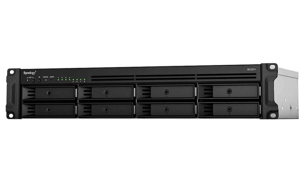 Synology RS1221+   2U, 8x SATA,4GB DDR4, 2x USB 3.0, 4x Gb LAN, 1x PCIe