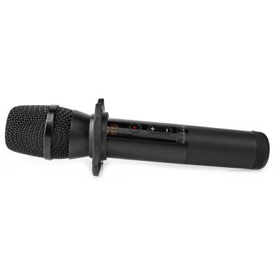NEDIS bezdrátový mikrofon set/ Kardioid/ 1000 Ohm/ -95 dB/ ovládání hlasitosti/ černý