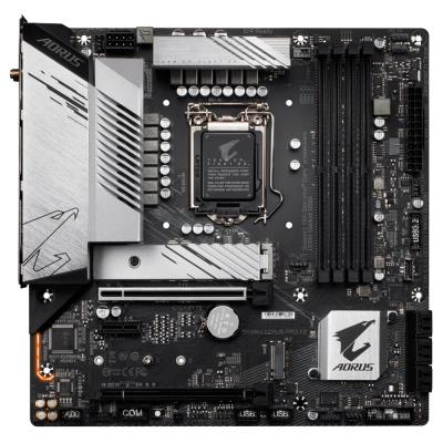 GIGABYTE B560M AORUS PRO AX / Intel B560 / LGA1200 / 4x DDR4 / 2x M.2 / HDMI / DP / USB-C / WiFi / mATX