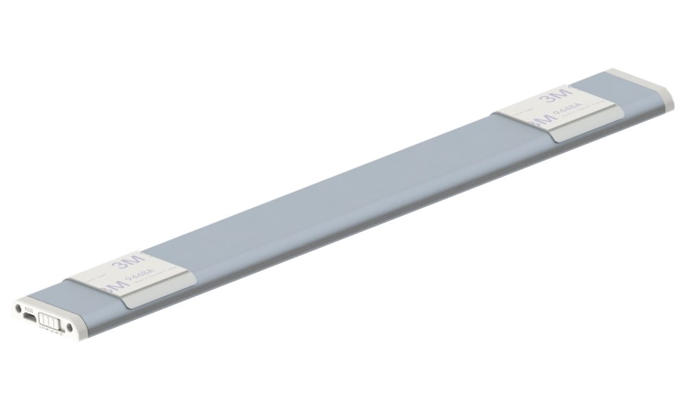 IMMAX LED interierové světlo CABINET-4/ 1,5W/ 85lm/ 4000K/ 300 x 40 x 9mm/ micro USB/ PIR senzor