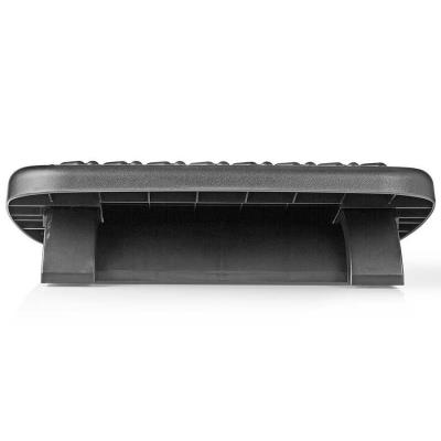 POŠKOZENÝ OBAL - NEDIS ergonomická podnožka/ nastavitelné úhly/ plastová/ černá