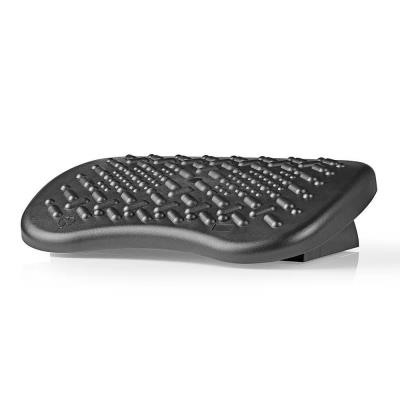 POŠKOZENÝ OBAL - NEDIS ergonomická podnožka/ nastavitelné úhly/ plastová/ černá