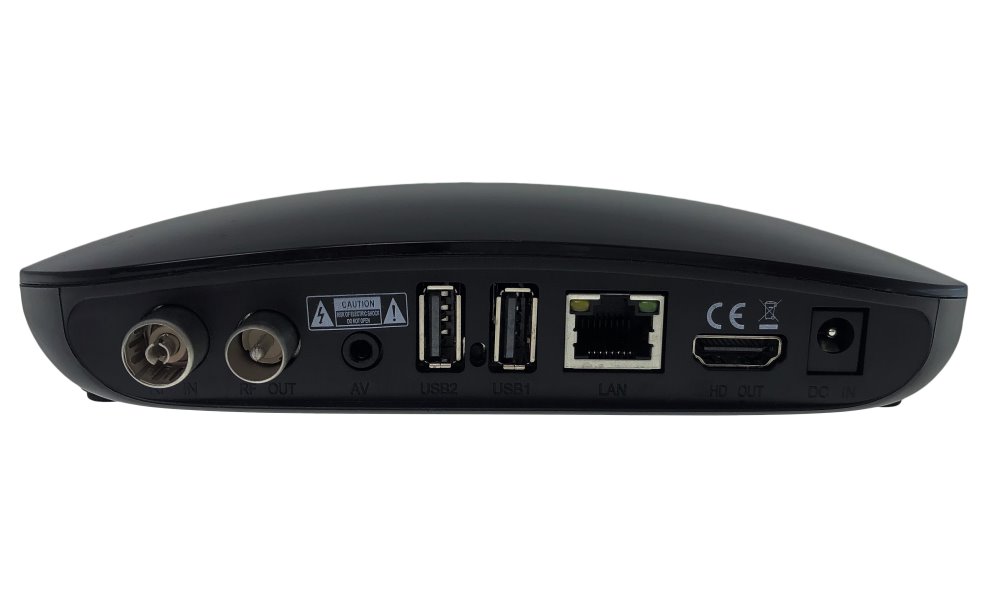 OPRAVENÉ - Maxxo DVB-T2 Android Box 4K Ultra HD/HEVC H.265, DVB/T, T2, C /Andr. 9.0 /2GB RAM /16GB /HDMI/USB/Air Mouse s...