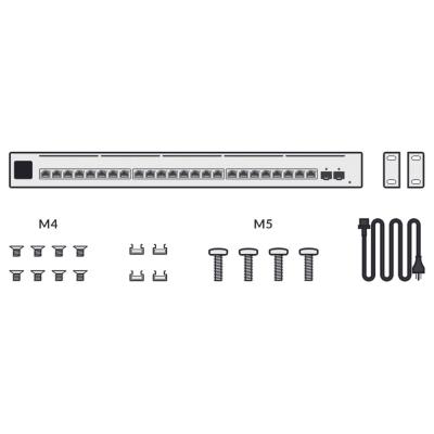 Ubiquiti UniFi Switch Enterprise 24 PoE - 12x 2.5GbE, 12x GbE, 2x SFP+, PoE+ (PoE budget 400W)