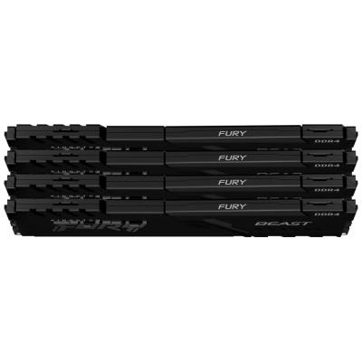KINGSTON FURY Beast Black 64GB DDR4 3600MT/s / CL18 / DIMM KIT 4x 16GB
