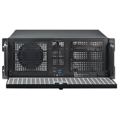 CHIEFTEC rack 19" 4U UNC-411E-B-500BDF / 500W zdroj / USB 3.0 / černý