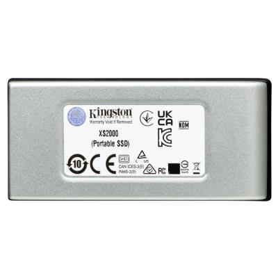KINGSTON XS2000 1TB SSD / externí SSD / USB 3.2 Gen 2x2 / stříbrné