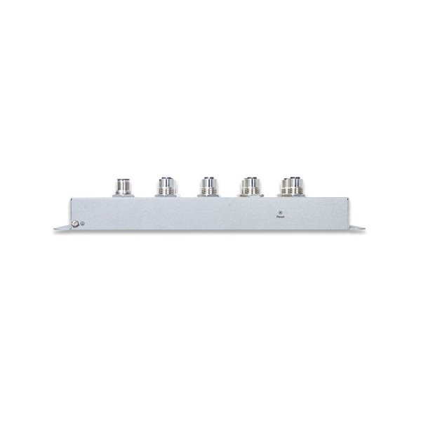Planet WGS-5225-8MT plochý L3 switch, 8x1Gb M12, 9-48VDC, -40~75°C, IP40, fanless