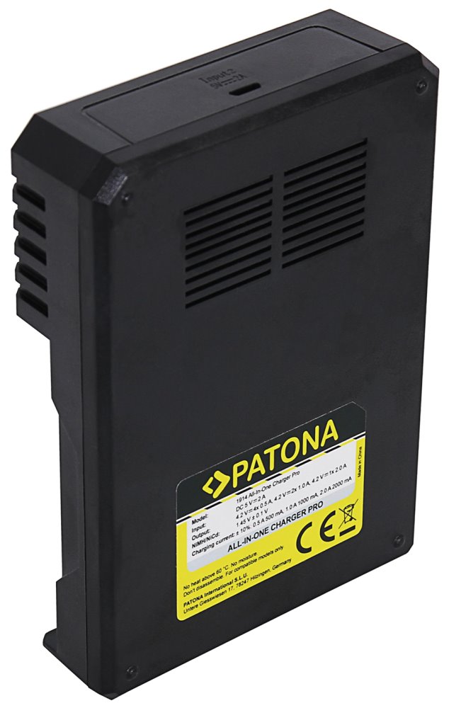 PATONA nabíječka baterií AA/AAA/18650/14500/CR123A