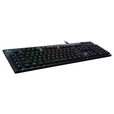 Logitech herní klávesnice G815 LIGHTSYNC RGB/ mechanická/ drátová/ GL taktilní/ USB/ UK layout/ Carbon