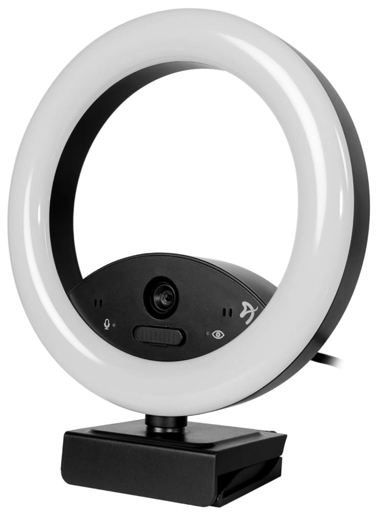 AROZZI webová kamera OCCHIO RL True Privacy/ Full HD/ světelný kruh/ USB/ autofocus/ mikrofon