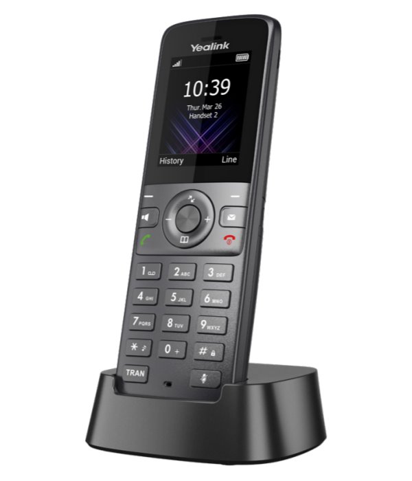 Yealink W73P, IP DECT báze+ručka, PoE, 1,8" barevný displej, až 10 ruček, 10x SIP
