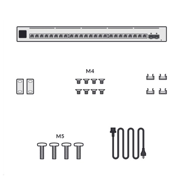 Ubiquiti UniFi Switch Enterprise XG 24 - 24x 10GbE, 2x 25G SFP28
