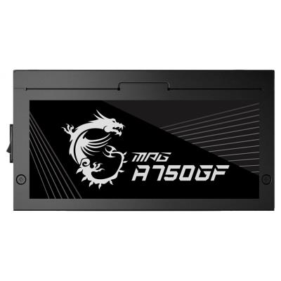 OPRAVENÉ - MSI zdroj MPG A750GF/ 750W/ ATX/ akt. PFC/ 10 let celková záruka/ 140mm ventilátor/ modulární kabeláž/ 80PLUS...