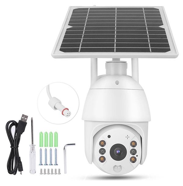 TRX Bezpečnostní IP kamera Innotronik IUB-BC20-4G, bezdrátová, 4.0Mpix, 4G LTE, solární panel + Li-Ion baterie
