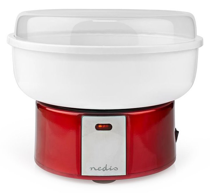 NEDIS výrobník cukrové vaty/ spotřeba 500 W/ bílo-červený