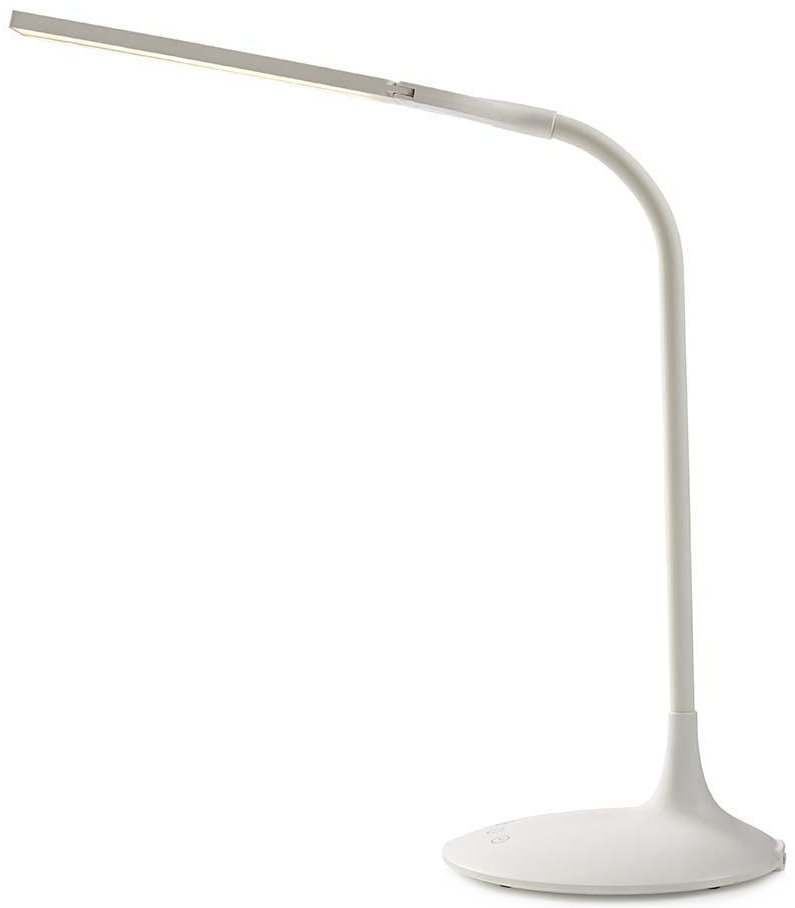 NEDIS LED lampička/ dobíjecí/ 5VDC/ dotykové funkce/ přirozená, studená, teplá bílá/ stmívatelná/ 280 lm/ bílá