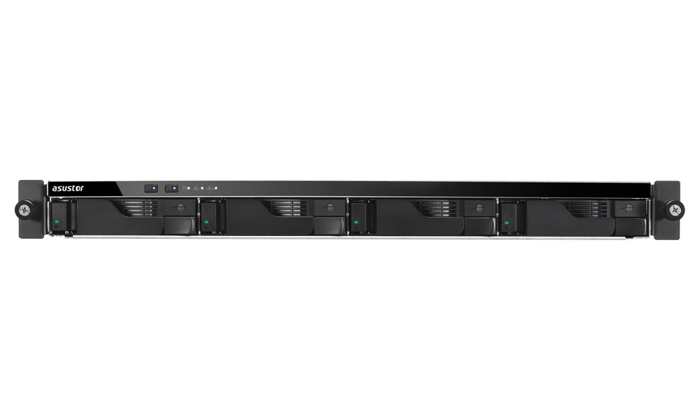 Asustor NAS AS6504RD/RAIL KIT / 4x 2,5"/3,5" SATA III/ Atom C3538 2,1GHz/ 8GB/ 2x1GbE+ 2x2.5GbE/ 4x USB 3.0/ red. zdroj