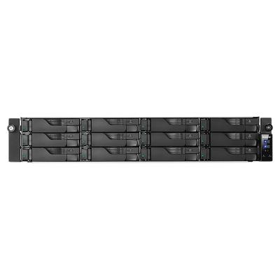 Asustor NAS AS6512RD/RAIL KIT / 12x 2,5"/3,5" SATA III/ Atom C3538 2,1GHz/ 8GB/ 2x1GbE+ 2x2.5GbE/ 4x USB 3.0/ red. zdroj