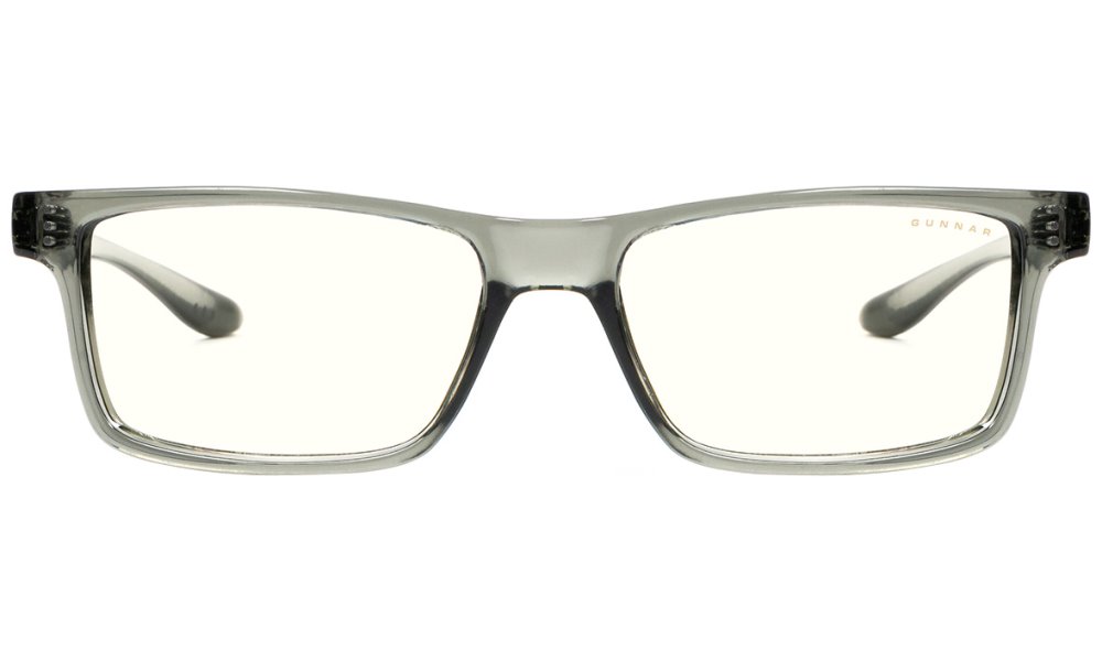 GUNNAR kancelářske/herní dioptrické brýle VERTEX READER GRAY CRYSTAL * čírá skla * BLF 35 * dioptrie +1