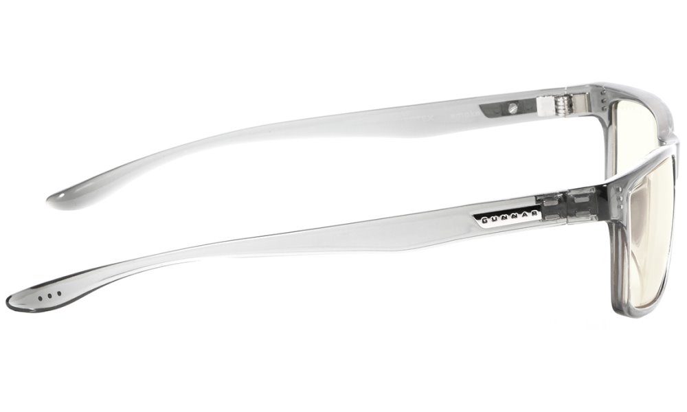GUNNAR kancelářske/herní dioptrické brýle VERTEX READER GRAY CRYSTAL * čírá skla * BLF 35 * dioptrie +1