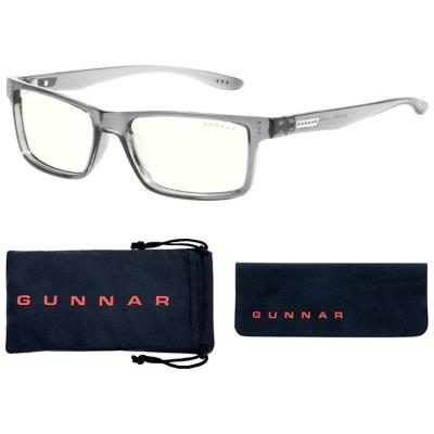 GUNNAR kancelářske/herní dioptrické brýle VERTEX READER GRAY CRYSTAL * čírá skla * BLF 35 * dioptrie +1