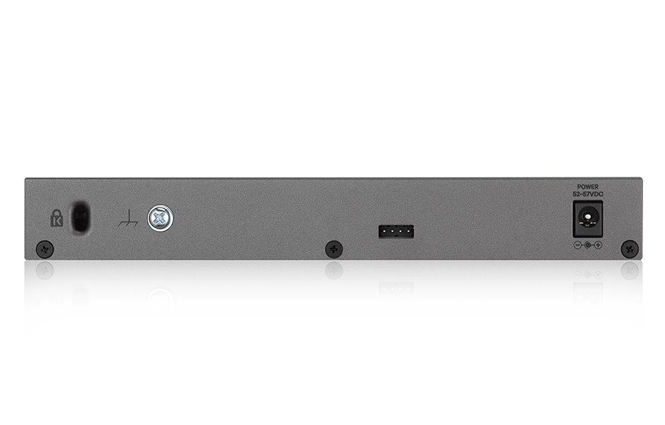 ZyXEL GS1350-6HP, 6 Port managed CCTV PoE switch, long range, 60W, 802.3BT (1 year NCC Pro pack license bundled)