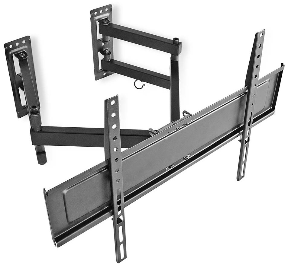 NEDIS nástěnný držák na TV/ 32 - 70"/ nosnost 40 kg/ naklápěcí/ otočný/ 80 mm - 520 mm/ 3 otočné body/ ocel/ černý