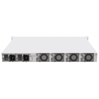Mikrotik CloudCoreRouter CCR2216-1G-12XS-2XQ, 16x 2000MHz CPU, 16 GB RAM, 1x GbE, 12x SFP28, 2x QSFP28,  2x PSU, L6