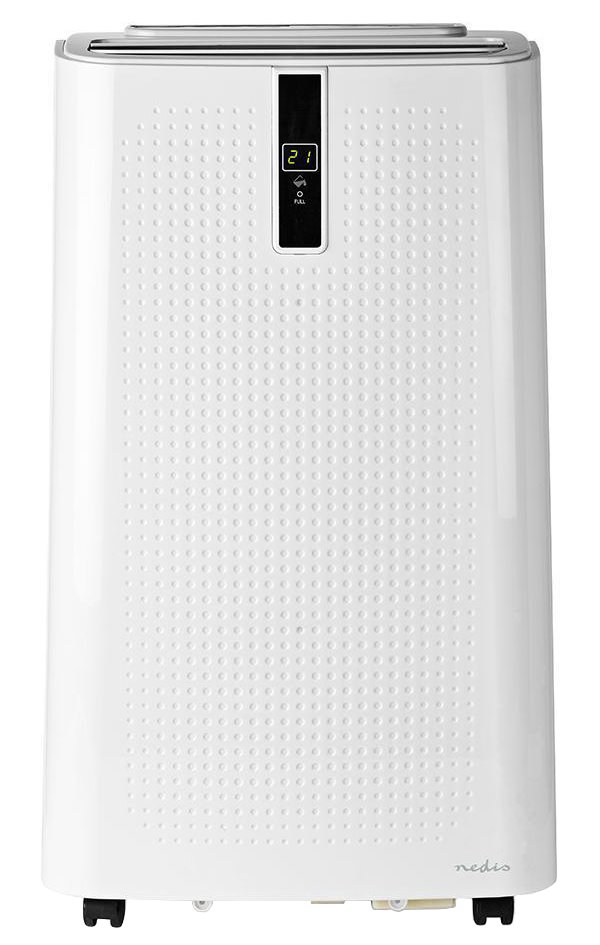 NEDIS Wi-Fi chytrá klimatizace/ 9000 BTU/ 80 m3/ odvlhčování/ 3 rychlosti/ 65 dB/ Android/ iOS/ bílo-černá