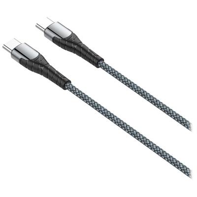 Colorway Datový Kabel USB-C/ USB-C/ 3A/ Fast Charging 65W/ 2m/ Šedivý