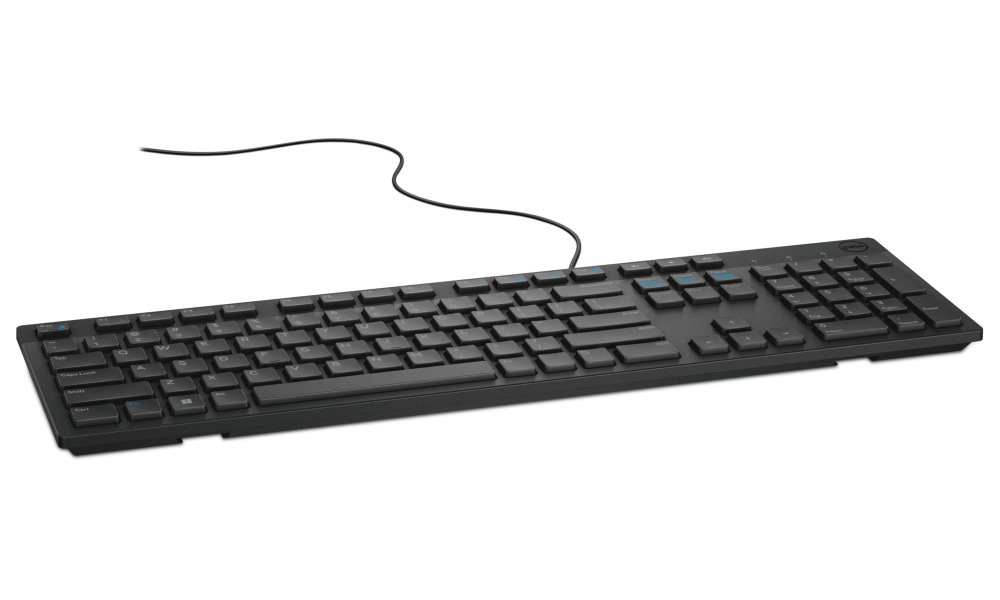 DELL klávesnice KB216/ multimediální/ ukrajinská/ UA/ USB/ drátová/ černá
