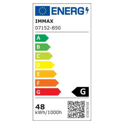 IMMAX NEO LITE PERFECTO SMART stropní svítidlo kruh 50cm, 48W černé TUYA Wi-Fi