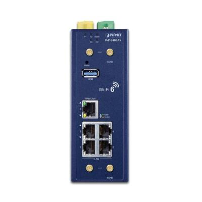 Planet IAP-2400AX Průmyslový Wi-Fi AP 5GHz, 802.11ax 2400Mbps, VLAN, IP30, -40až+75st, 9-54VDC