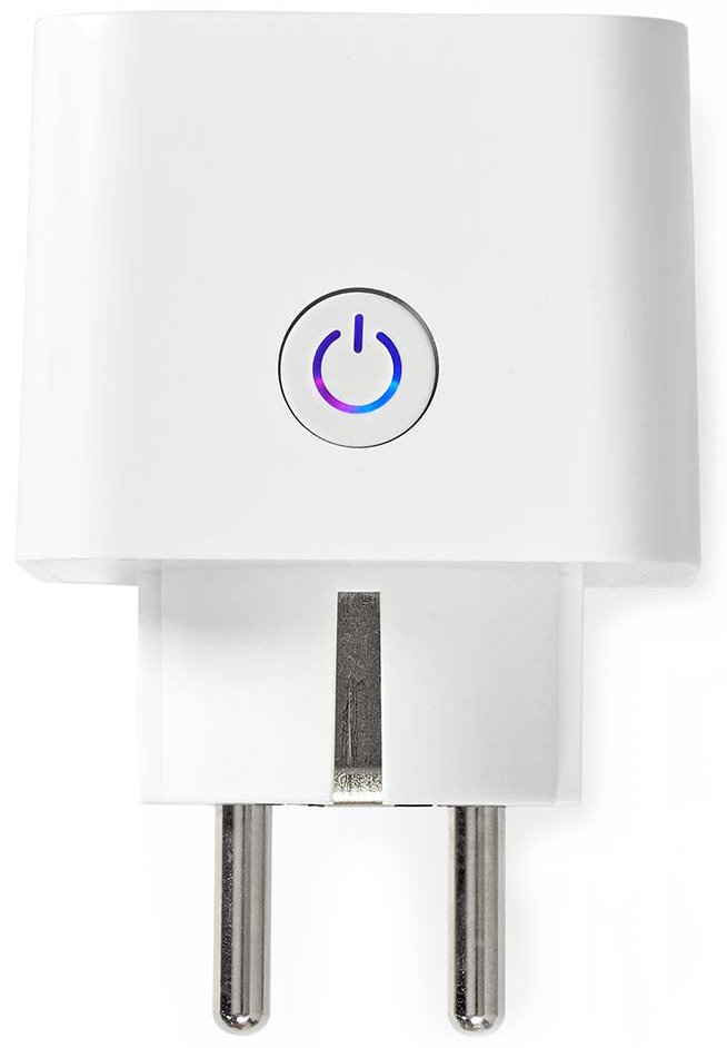 NEDIS Wi-Fi chytrá zásuvka/ měřič výkonu/ 16A/ francouzský typ E/ Android/ iOS/ Nedis® SmartLife/ bílá
