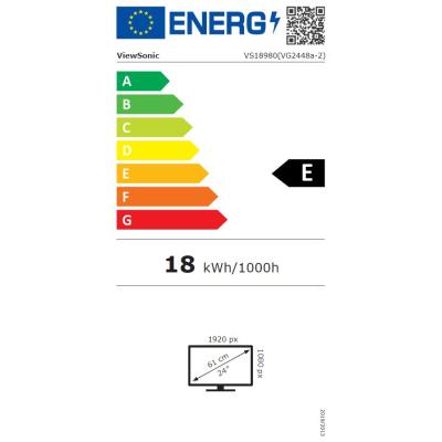 ViewSonic VG2448A-2 / 24"/ IPS/ 16:9/ 1920x1080/ 5ms/ 250cd/m2/ DP/ HDMI/ VGA/ 4+1 USB/ PIVOT/ Repro