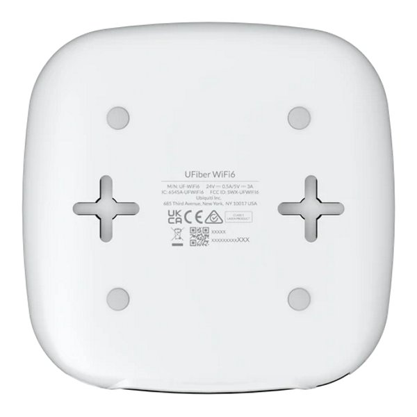Ubiquiti UFiber WiFi6 - GPON klientská jednotka, Wi-Fi 6, 4x Gbit RJ45, SC/APC port, PoE 24V