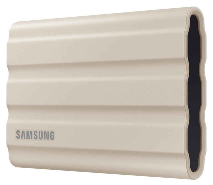SAMSUNG Portable SSD T7 Shield 2TB / USB 3.2 Gen 2 / USB-C / Externí / Béžový