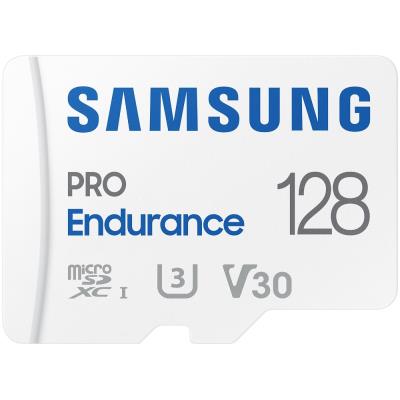 SAMSUNG PRO Endurance MicroSDXC 128GB + SD Adaptér / CL 10 UHS-I U3 / V30