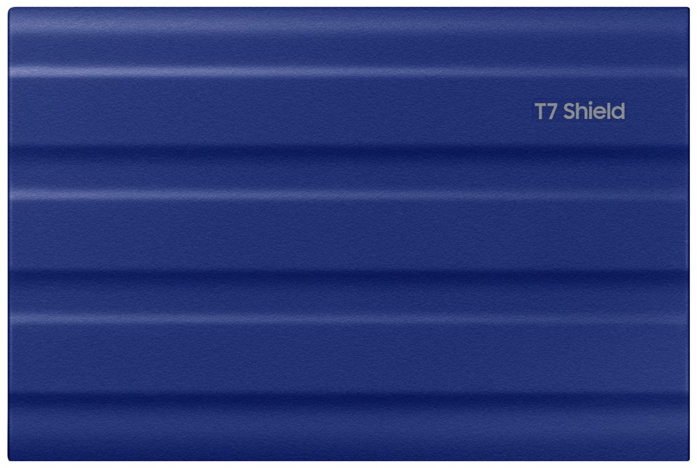 SAMSUNG Portable SSD T7 Shield 2TB / USB 3.2 Gen 2 / USB-C / Externí / Modrý