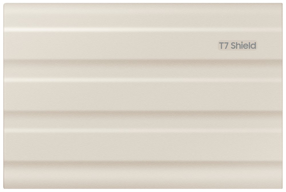 SAMSUNG Portable SSD T7 Shield 2TB / USB 3.2 Gen 2 / USB-C / Externí / Béžový
