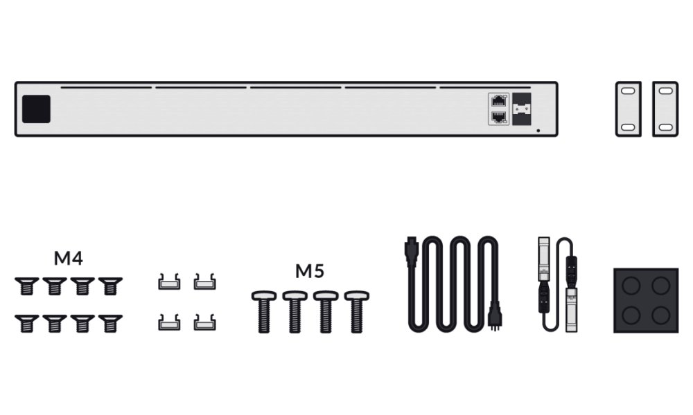 Ubiquiti UniFi Gateway Professional - Router, 2x GbE, 2x SFP+, CPU 1.7 GHz, quad-core, RAM 2GB, DPI, IPS/IDS