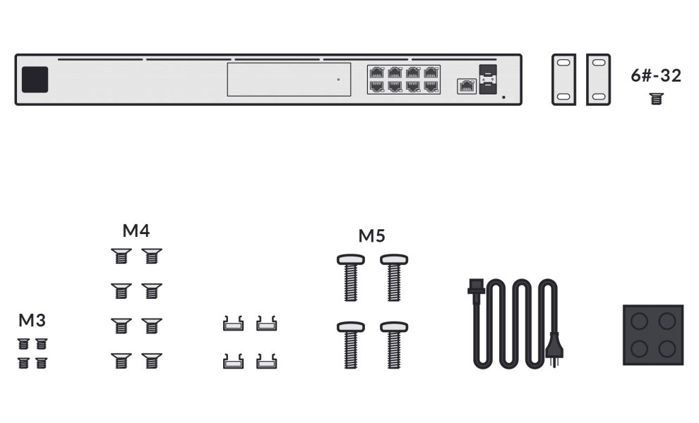 Ubiquiti UniFi Dream Machine SE - Router, Full UniFi OS, IPS/IDS, 8x GbE, 1x 2.5GbE, 2x SFP+, 8x PoE+ (PoE budget 180W)