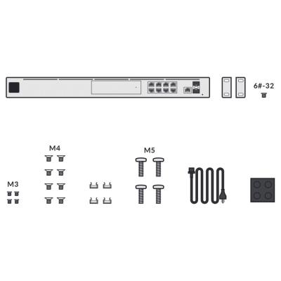 Ubiquiti UniFi Dream Machine SE - Router, Full UniFi OS, IPS/IDS, 8x GbE, 1x 2.5GbE, 2x SFP+, 8x PoE+ (PoE budget 180W)