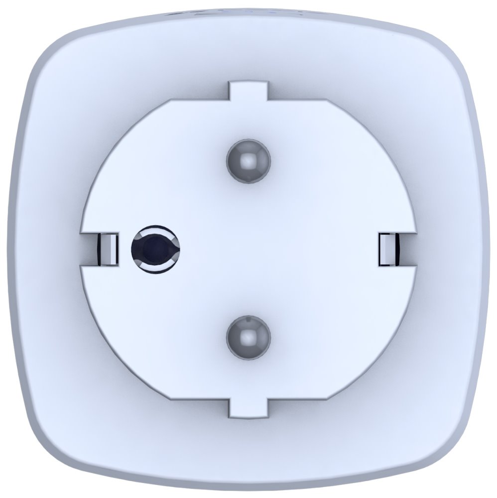 EZVIZ chytrá zásuvka T30-10B Statistics/ Wi-Fi/ EU/ výkon 2300 W/ Google Assistant/ Amazon Alexa/ bílá