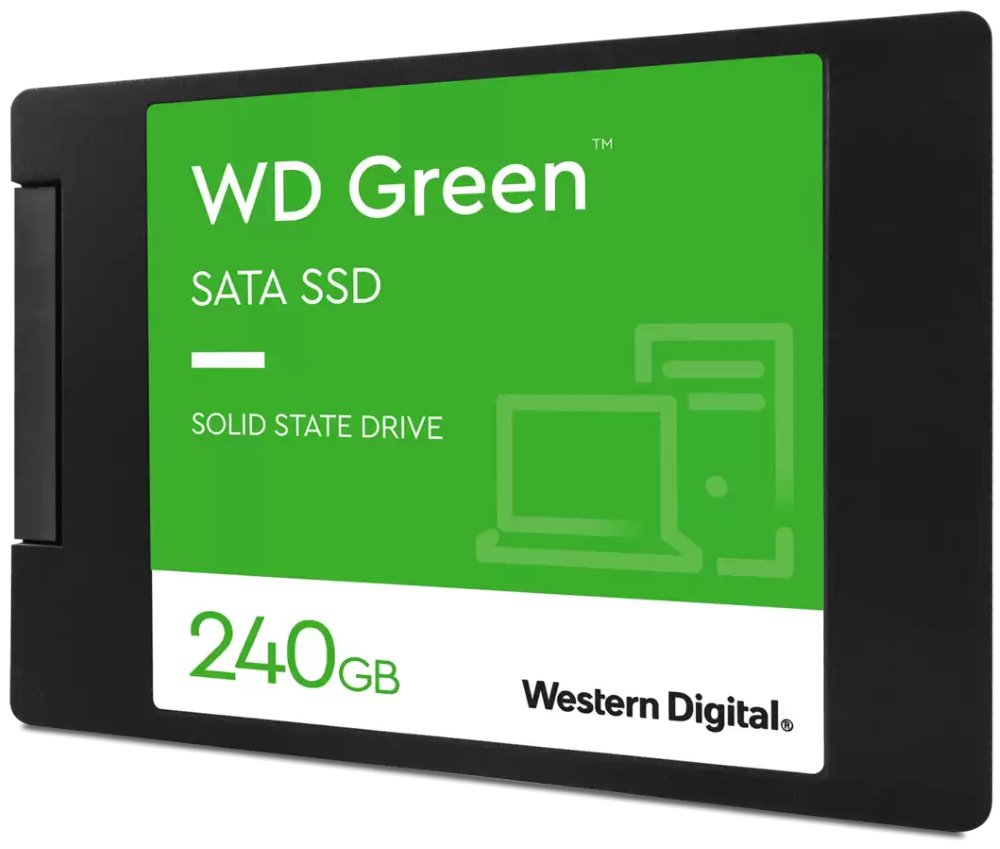 WD SSD GREEN 240GB / WDS240G3G0A / SATA III / Interní 2,5" / 7mm
