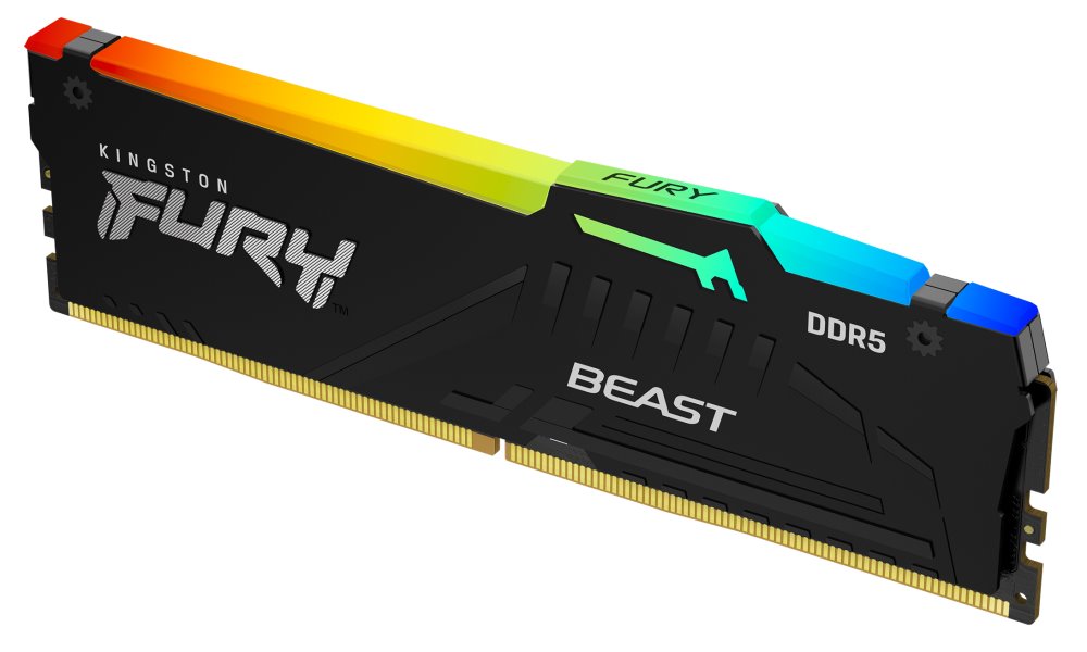 KINGSTON FURY Beast Black RGB 8GB DDR5 5600MT/s / CL40 / DIMM
